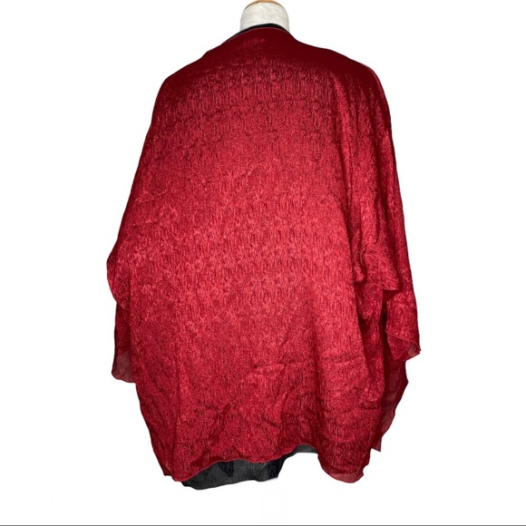 IC Collection Plus Size Open Front Cardigan - Picture 3 of 3